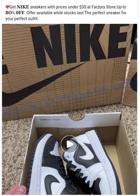 nike gratis schoenen actie virus|Uncovering the ‘Nike Sneakers Under $30’ Scam on Facebook.